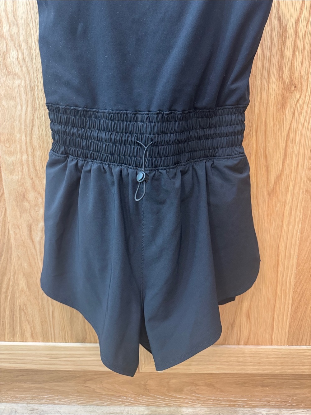 Yogalicious Black Athletic Shorts Romper - Picture 4 of 7